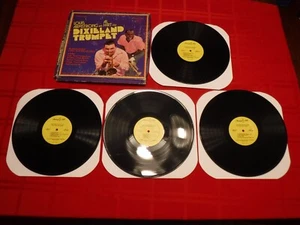 Louis Armstrong Al Hirt Dixieland Trumpet 1976 4x LP Box Set Sweet Georgia Bill - Imagen 1 de 12