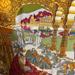 Hermes Scarf Carre 90 Maharajas Silk France Brown W/Tags No Box Unused. - Picture 1 of 9