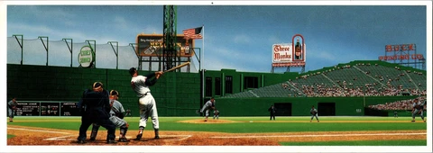 POSTCARD Splendid Fenway Finale Bill Purdom Boston Red Sox Long Form Cover