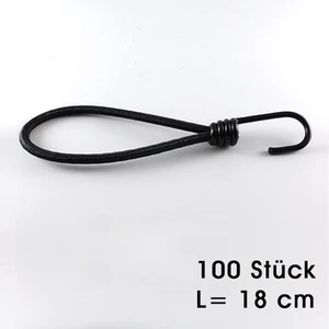 100 Stk. Spanner mit Haken für Werbebanner 18cm schwarz - Bild 1 von 1