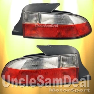 FOR 96-99 BMW Z3 ROADSTER RED CLEAR LENS OE STYLE TAIL LIGHTS HOUSING PAIR - Picture 1 of 2