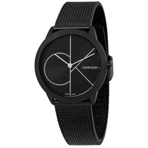 Calvin Klein Minimal Quartz Black Dial Ladies Watch K3M5245X - Picture 1 of 3