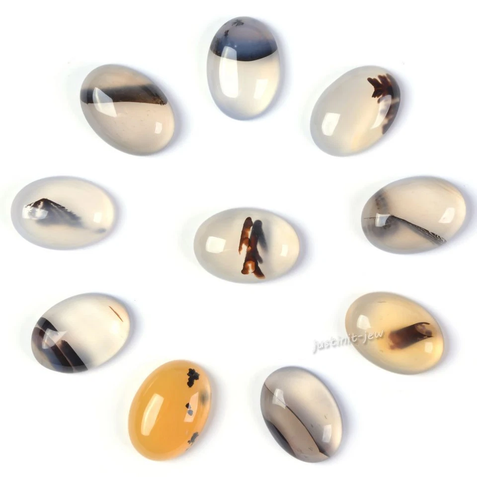 Wholesale 18mm Oval cabochon CAB flatback semi-precious gemstone Save $ in bulk - Image 1 of 1