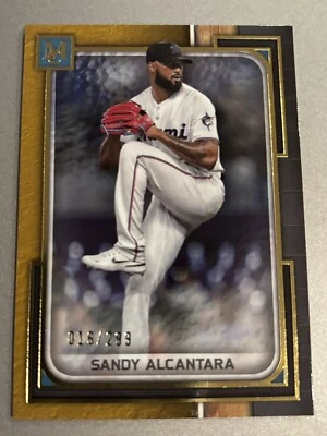 SANDY ALCANTARA 2023 TOPPS MUSEUM COLLECTION /299 MARLINS - Image 1 of 2