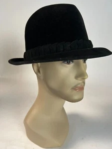 Vintage Borsalino Velour Fedora Hat Made In Italy - Picture 1 of 24