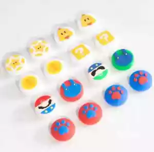 4 tapas de cubierta de palanca analógica Joycon para Nintendo Switch, OLED, empuñaduras de pulgar ligeras - Imagen 1 de 6