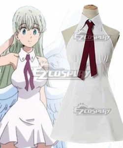 The Seven Deadly Sins Elizabeth Liones White Dress Girls Party Cosplay Costume E - Picture 1 of 5