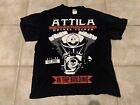 Attila I’m The Baddest MF In The Building Black Shirt Large Atlanta GA hxc metal