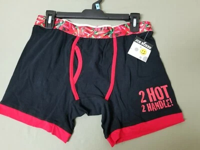 New Joe Boxer 2 Hot 2 Handle Chili Pepper Print Lounge Boxer Shorts. - Image 1 of 3