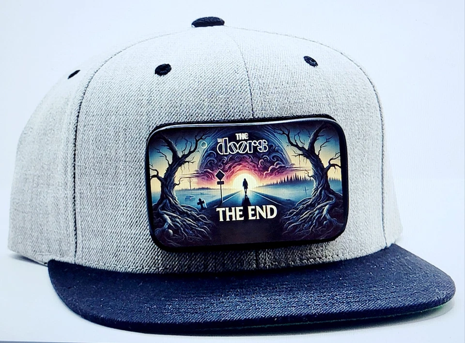 The Doors The End Hat, Removeable Metal Patch,Snapback - Imagem 1 de 1
