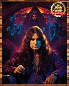 Ozzy Osbourne - Black Sabbath - Rare - Metal Sign 11 x 14 - Picture 1 of 4