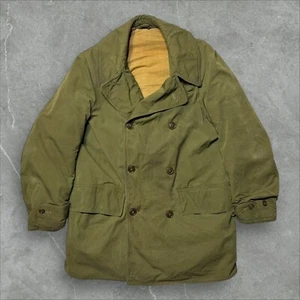 Chaqueta Abrigo Mackinaw Jeep De Colección Años 40 Segunda Guerra Mundial Para Hombre Talla 36 Forro de Lana Militar - Imagen 1 de 11