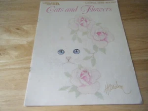 Kreuzstichkarte Faltblatt, Katzen & Blumen, Freizeit Kunst 349 - Bild 1 von 2