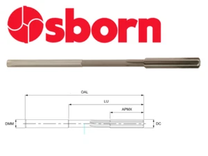 6mm CHUCKING REAMER COBALT H7 HSS-E 4523020600 MADE BY EUROPA TOOL OSBORN P335 - Picture 1 of 9