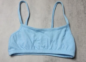 Fruit of the Loom Girls Strap Cotton Sports Bra 30 Comfort Light Baby Blue - Picture 1 of 10