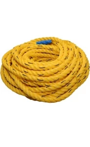 Nylon Rope Twisted Yellows Meters 220,  14mm Premium Pack Of.1 - Picture 1 of 4