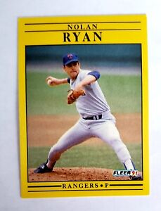 1991 Fleer Nolan Ryan Texas Rangers #302 Baseball Card
