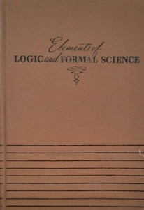 Elemente der Logik und formale Wissenschaft Buch Hardcover 1940 C West Churchman, Vintage - Bild 1 von 10