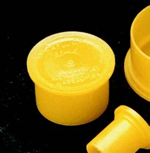 Caplugs EP-14 Yellow Plugs for 7/8-20 Threaded Connectors (Qty:5EA Thru 50EA) - Picture 1 of 2