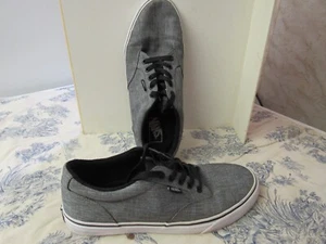 Mens VANS Brand Gray Tennis Shoers Size 10.5 - Picture 1 of 12
