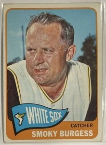 1965 Topps Smoky Burgess #198 MLB Baseball Card Chicago White Sox Vintage - Picture 1 of 2