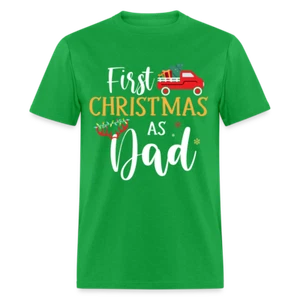 First Christmas As Dad T-Shirt - Picture 1 of 46
