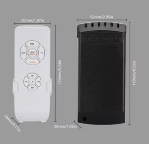 Universal Ceiling Fan Lamp Remote Control Kit AC 110V-220V Timing Control Switch - Picture 1 of 4