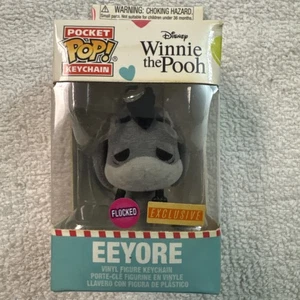 Funko Pop Pocket DISNEY WINNIE THE POOH EEYORE FLOCKED EXCLUSIVE BOX LUNCH 2022 - Picture 1 of 7