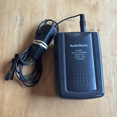 Vtg Radio Shack 900 MHz Audio Link Transmitter Wireless 32-1252 8-Channel W/Mic - Image 1 of 4