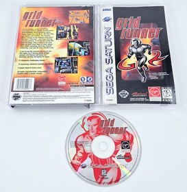 GRID RUNNER COMPLETE CIB Excellent Disc 1996 Sega Saturn Gridrunner