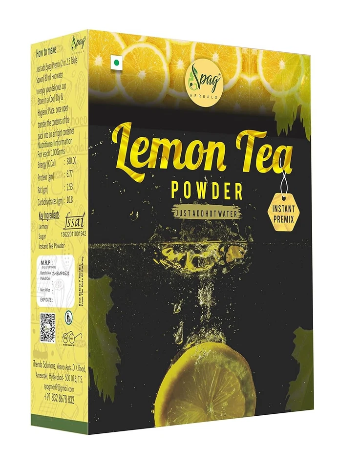 Spag herbals Zitrone Tee Pulver 800gm - Bild 1 von 4