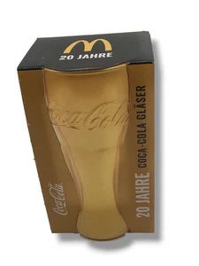 ⚡Mc Donalds Coca Cola Gläser 2025 CocaCola Glas 1x Gold 20 Jahre NEU OVP ⚡ - Bild 1 von 20