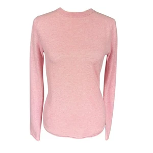 J. Crew pink long sleeve stretchy soft pullover round neck sweater - Picture 1 of 7