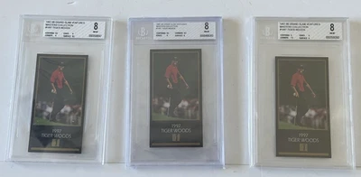 1997-98 Champions of Golf: The Masters Collection Tiger Woods #1997 BGS 8,0 Foto 1 de 4