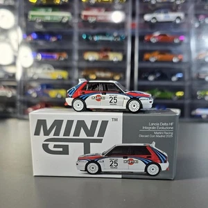 Mini GT #965 Lancia Delta HF Diecast Con Madrid convencion Limitado 300 unidades - Imagen 1 de 9