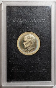 1974 S Eisenhower Silver Proof Dollar - Picture 1 of 5