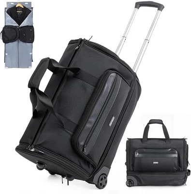 Umwandelbarer Reisetasche (Kleider+Reisetaschek) mit Rollen 55x38x28 cm - Bild 1 von 4