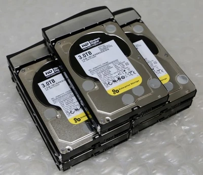 (Lote de 5) HDD WESTERN DIGITAL WD3001FYYG - (01SL3W0) 3TB 3.5" 7.2K 6Gbps SAS Foto 1 de 4