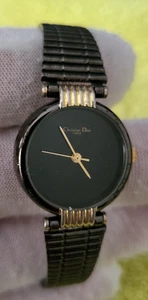 Ladies Vintage Christian Dior Bagheera Watch — Gold & Black - Picture 1 of 7