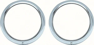 HEADLIGHT BEZELS CHEVROLET TRUCK 1947 1948 1949 1950 1951 1952 1953 1954 1955 - Picture 1 of 1