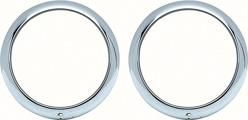 HEADLIGHT BEZELS CHEVROLET TRUCK 1947 1948 1949 1950 1951 1952 1953 1954 1955  - Image 1 of 1