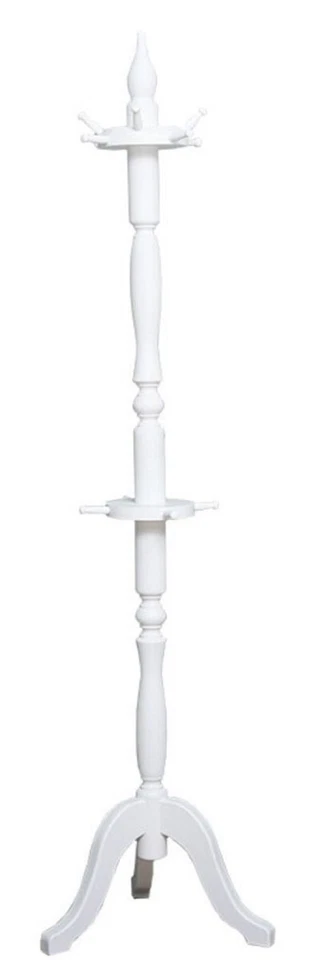 Casa Padrino Landhausstil Garderobenständer Weiß Ø 59 x H. 200 cm - Massivholz  - Bild 1 von 1