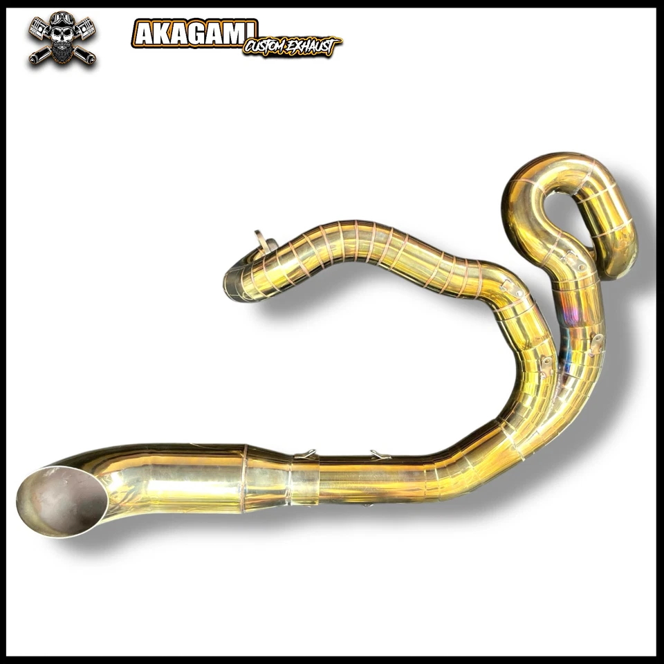 Sistema de escape completo 2 en 1 para Harley Davidson Night Rod Special 2007-2017 Foto 1 de 2