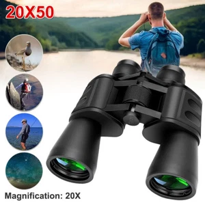 20X 50 Zoom Binocular HD Day/Night Vision CAM Outdoor Portable Hunting Telescope - Picture 1 of 15