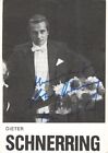 912247) Musiker Autogrammkarte  -  Dieter Schnerring, Tenor