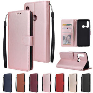 Leather Case For Huawei Y7 Y5 Y6 P Smart 2019 Honor 20 8X Shockproof Thin Cover