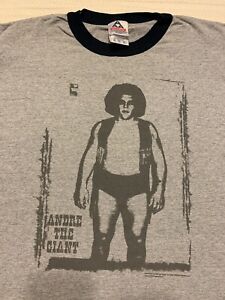 Andre the Giant Macho Man Randy Savage Battle of the Giants Black Shirt
