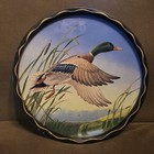 James L. Artig Mallard Tin Tray 10"