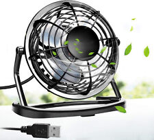 USB Ventilator Windmaschine Lüfter Schreibtisch leise Tisch Desk Fan 360°Drehung