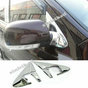 4P FOR HYUNDAI SANTA FE 2006-2012 Chrome Rearview Side Mirror Bracket Cover Trim - Foto 1 di 4